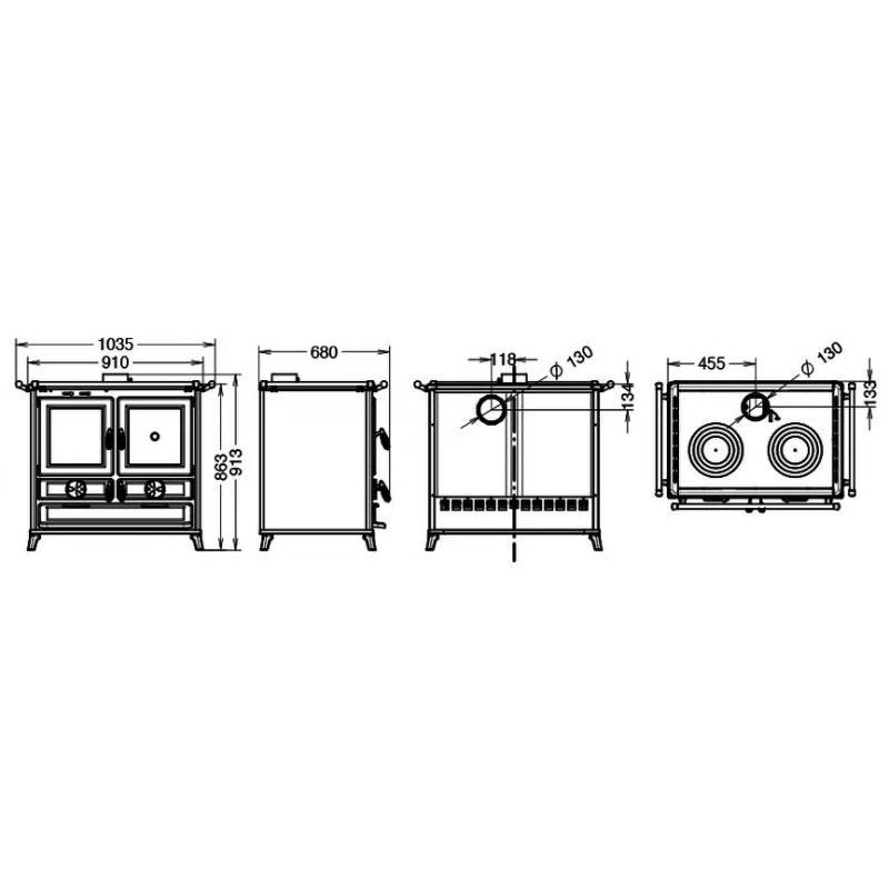 THERMOROSSI Klara Evo – 12,1 kW