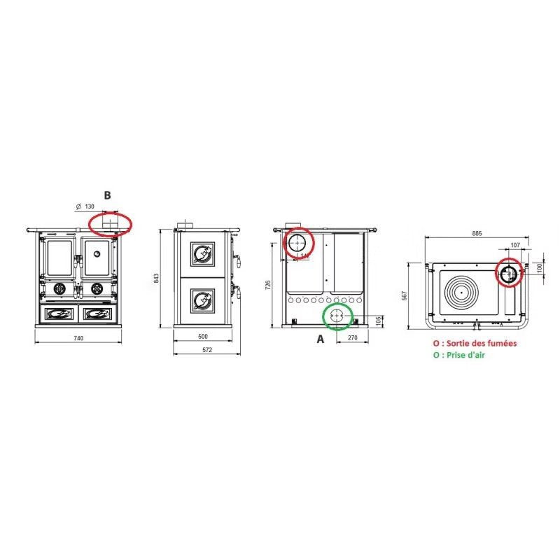 LA NORDICA Rosetta 5.0 Ceramica Liberty - 7.9 kW
