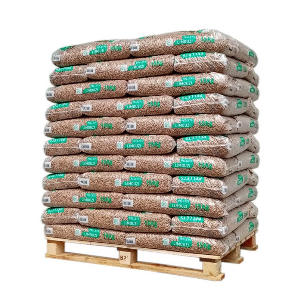 Pellet Limouzi – Bancale da 66 sacchi da 15 kg