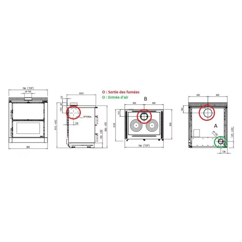 LA NORDICA Verona XXL Maiolica – 7 kW